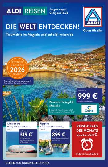 Prospekte ALDI Nord - 1.08.2026 - 31.08.2026.