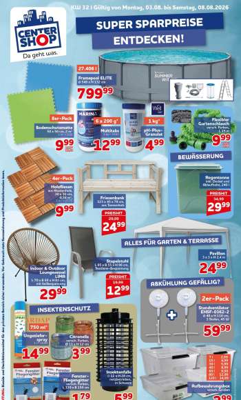 thumbnail - CENTERSHOP Prospekt - KW32