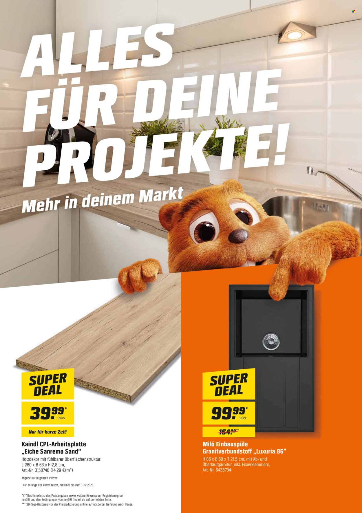 OBI Prospekte  - 1.08.2026 - 31.08.2026. Seite 8
