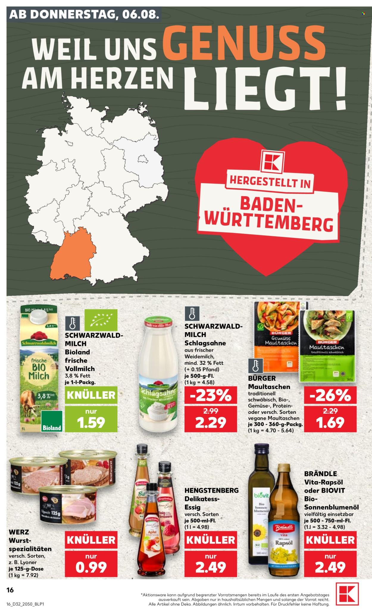 Kaufland Prospekte  - 6.08.2026 - 12.08.2026. Seite 16