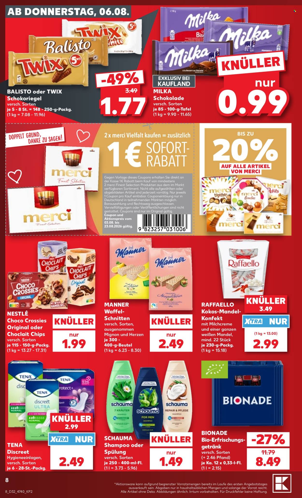 Kaufland Prospekte  - 6.08.2026 - 12.08.2026. Seite 8