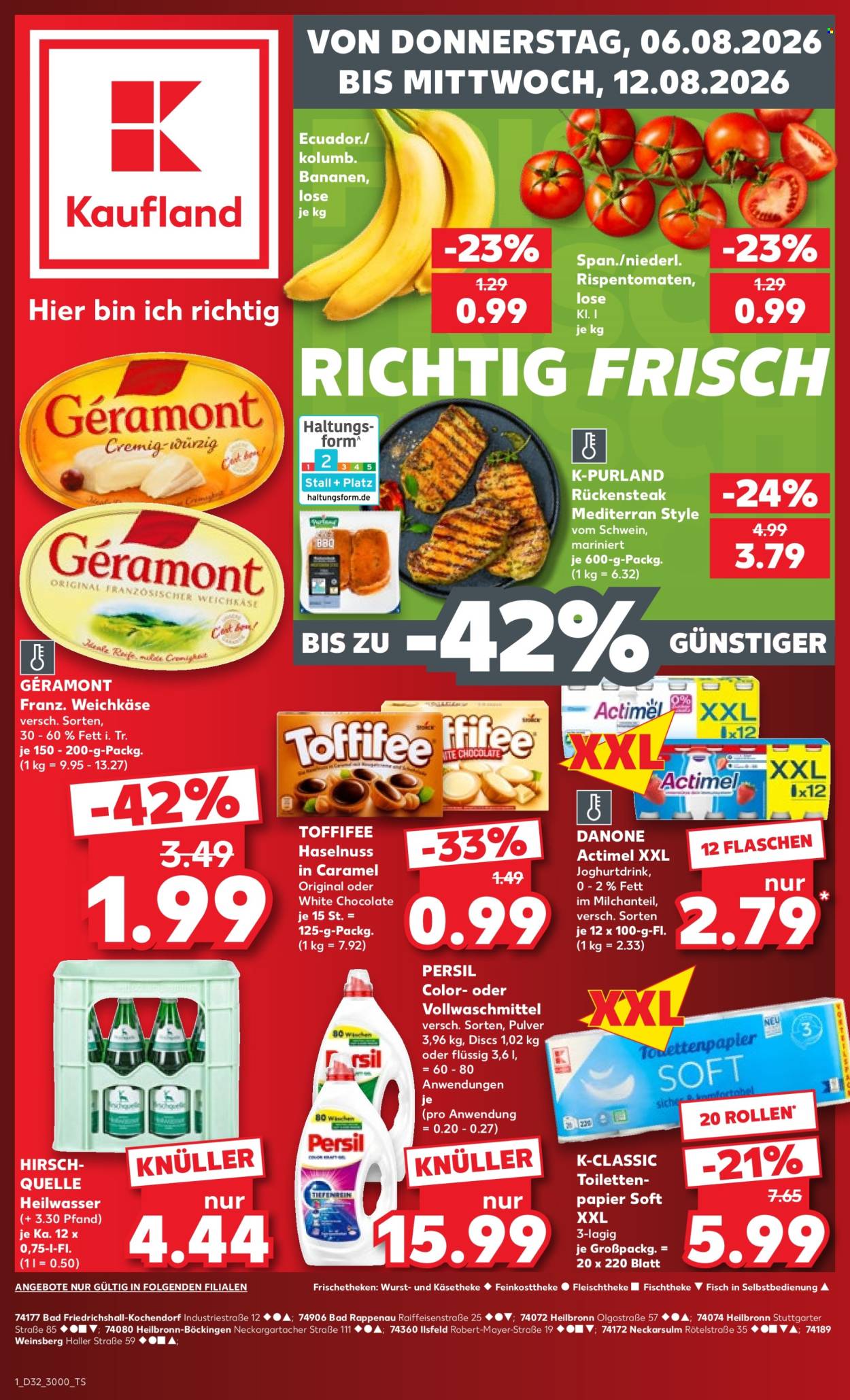 Kaufland Prospekte  - 6.08.2026 - 12.08.2026. Seite 1