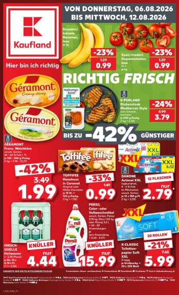 Prospekte Kaufland - 6.08.2026 - 12.08.2026.