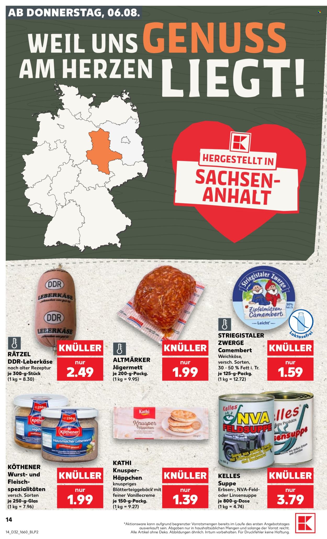 Kaufland Prospekte  - 6.08.2026 - 12.08.2026. Seite 14