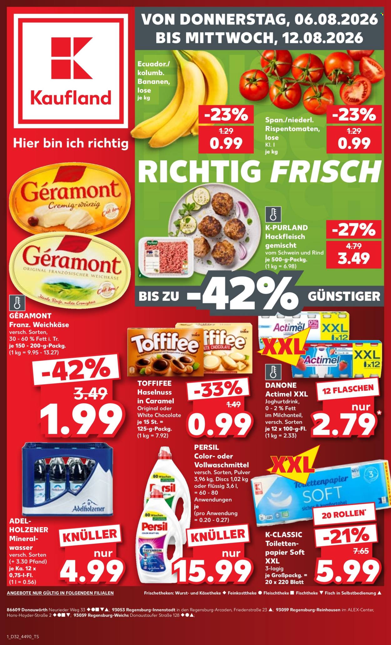 Kaufland Prospekte  - 6.08.2026 - 12.08.2026. Seite 1