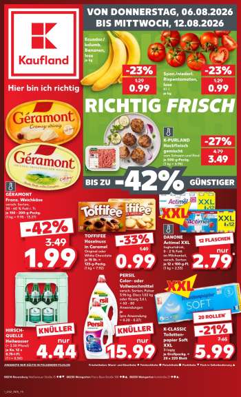 Prospekte Kaufland - 6.08.2026 - 12.08.2026.