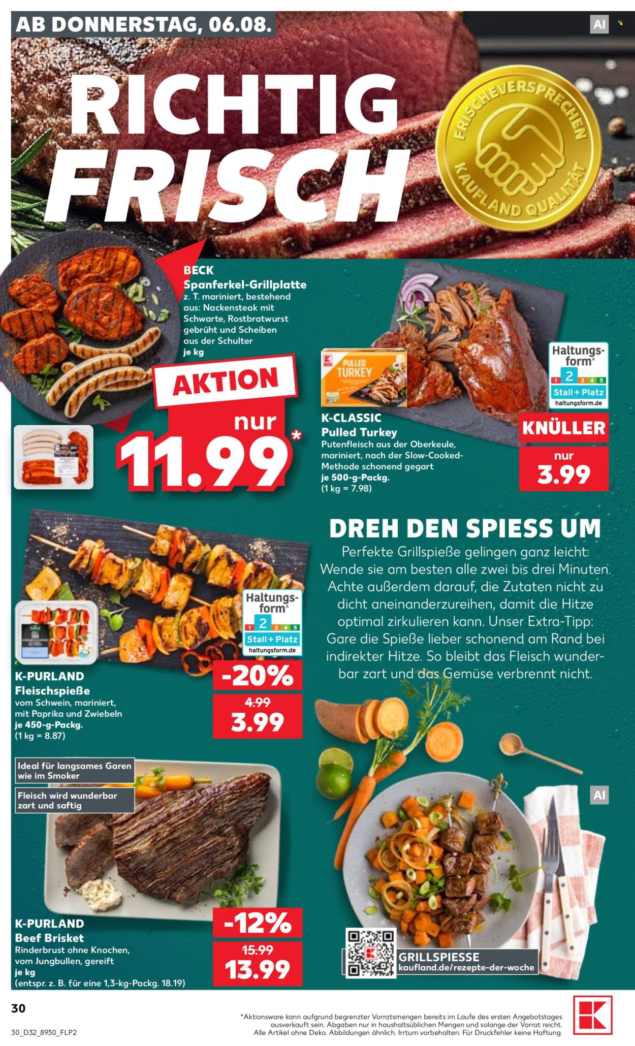 Kaufland Prospekte  - 6.08.2026 - 12.08.2026. Seite 30