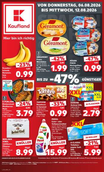 Prospekte Kaufland - 6.08.2026 - 12.08.2026.