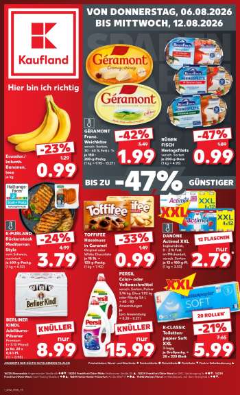Prospekte Kaufland - 6.08.2026 - 12.08.2026.