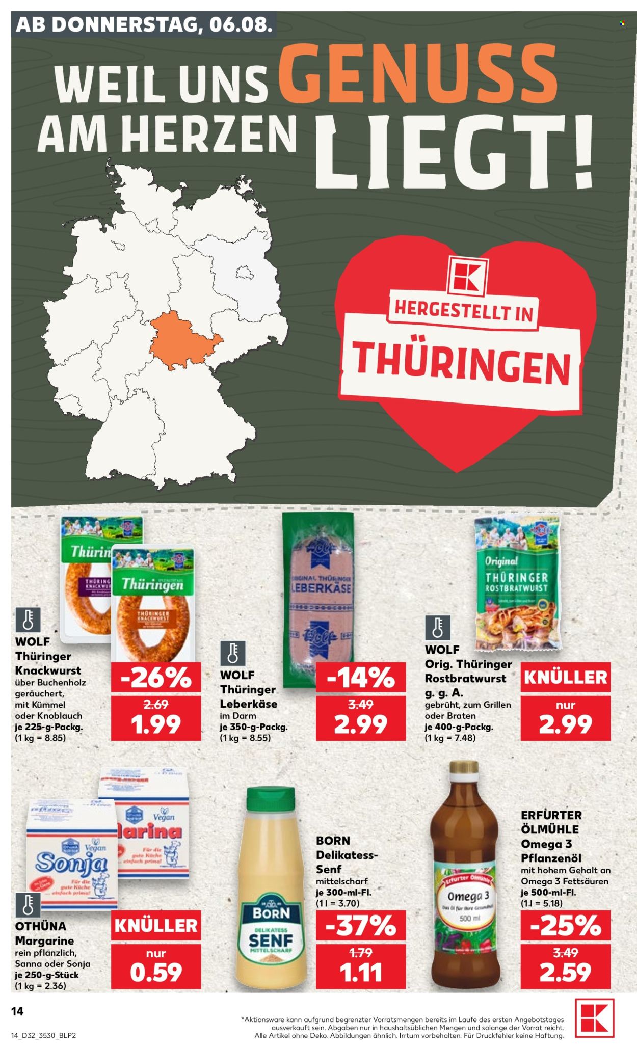 Kaufland Prospekte  - 6.08.2026 - 12.08.2026. Seite 14