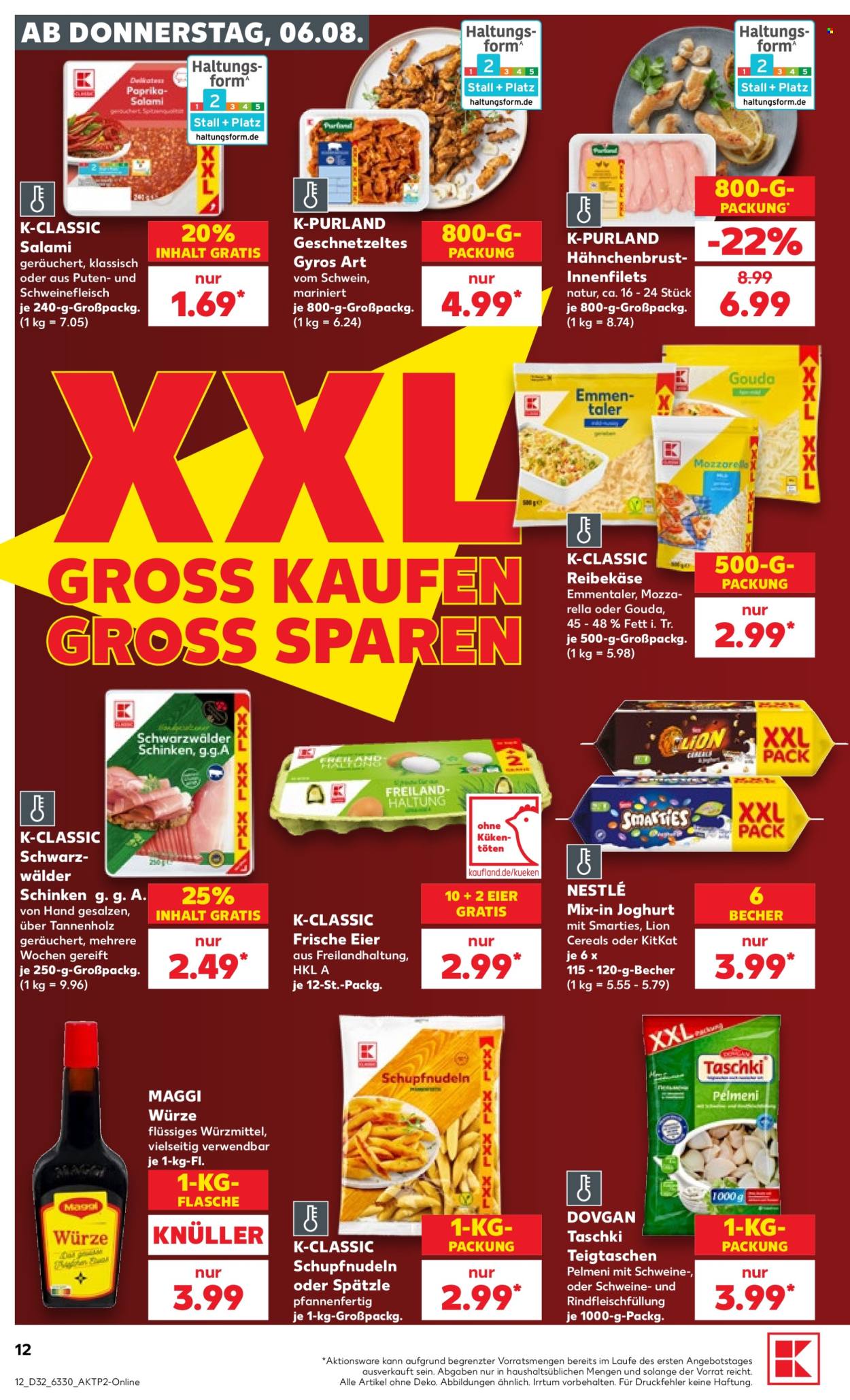 Kaufland Prospekte  - 6.08.2026 - 12.08.2026. Seite 12