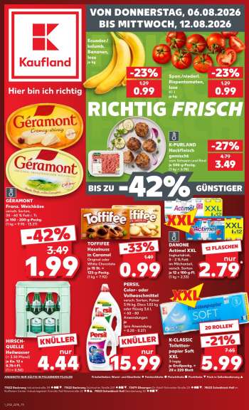 Prospekte Kaufland - 6.08.2026 - 12.08.2026.