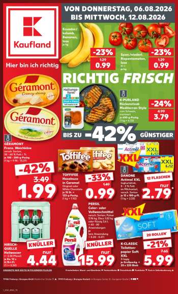 Prospekte Kaufland - 6.08.2026 - 12.08.2026.