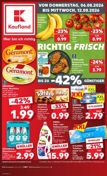 Prospekte Kaufland - 6.08.2026 - 12.08.2026.
