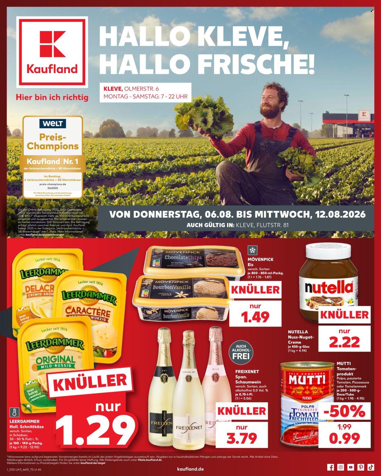 Kaufland Prospekte  - 6.08.2026 - 12.08.2026. Seite 1