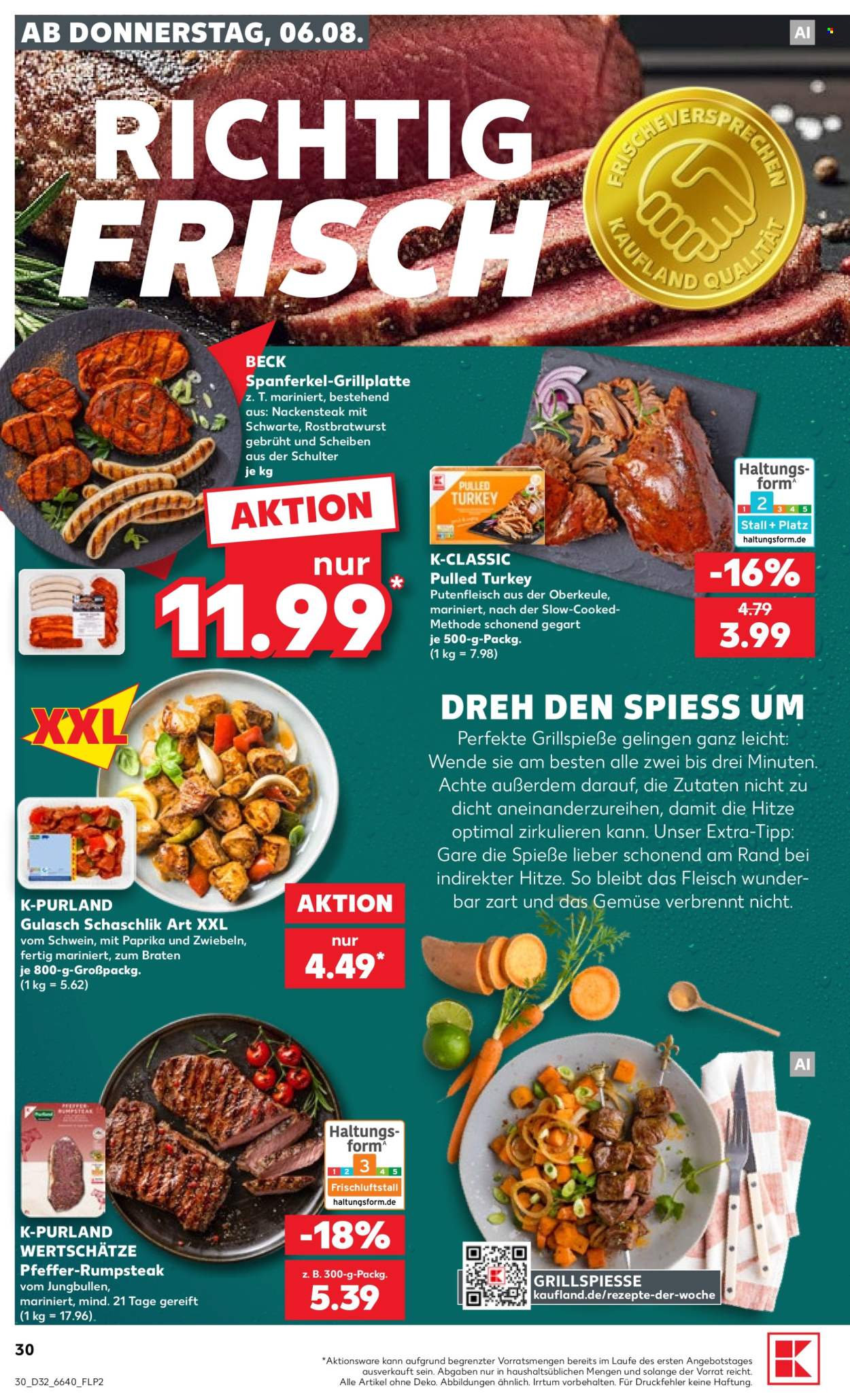 Kaufland Prospekte  - 6.08.2026 - 12.08.2026. Seite 30