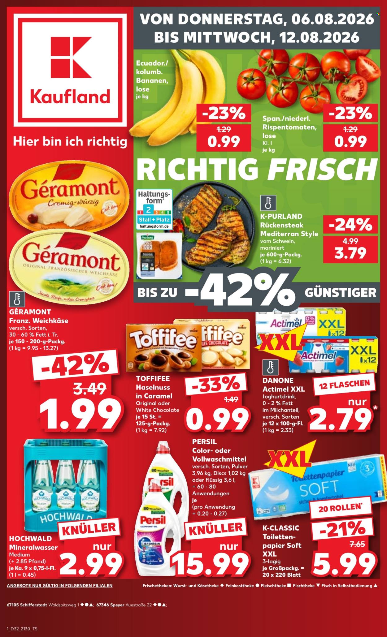 Kaufland Prospekte  - 6.08.2026 - 12.08.2026. Seite 1