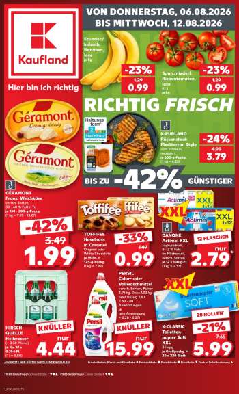 Prospekte Kaufland - 6.08.2026 - 12.08.2026.