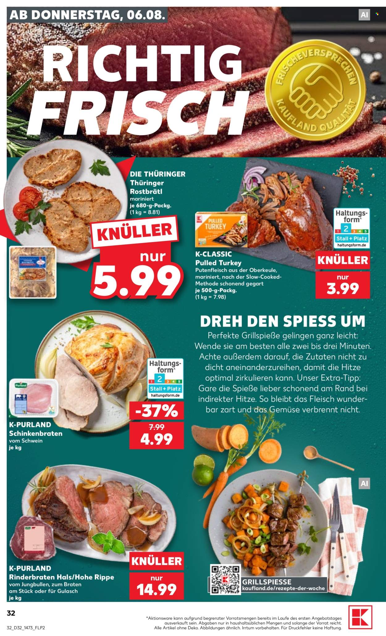 Kaufland Prospekte  - 6.08.2026 - 12.08.2026. Seite 32