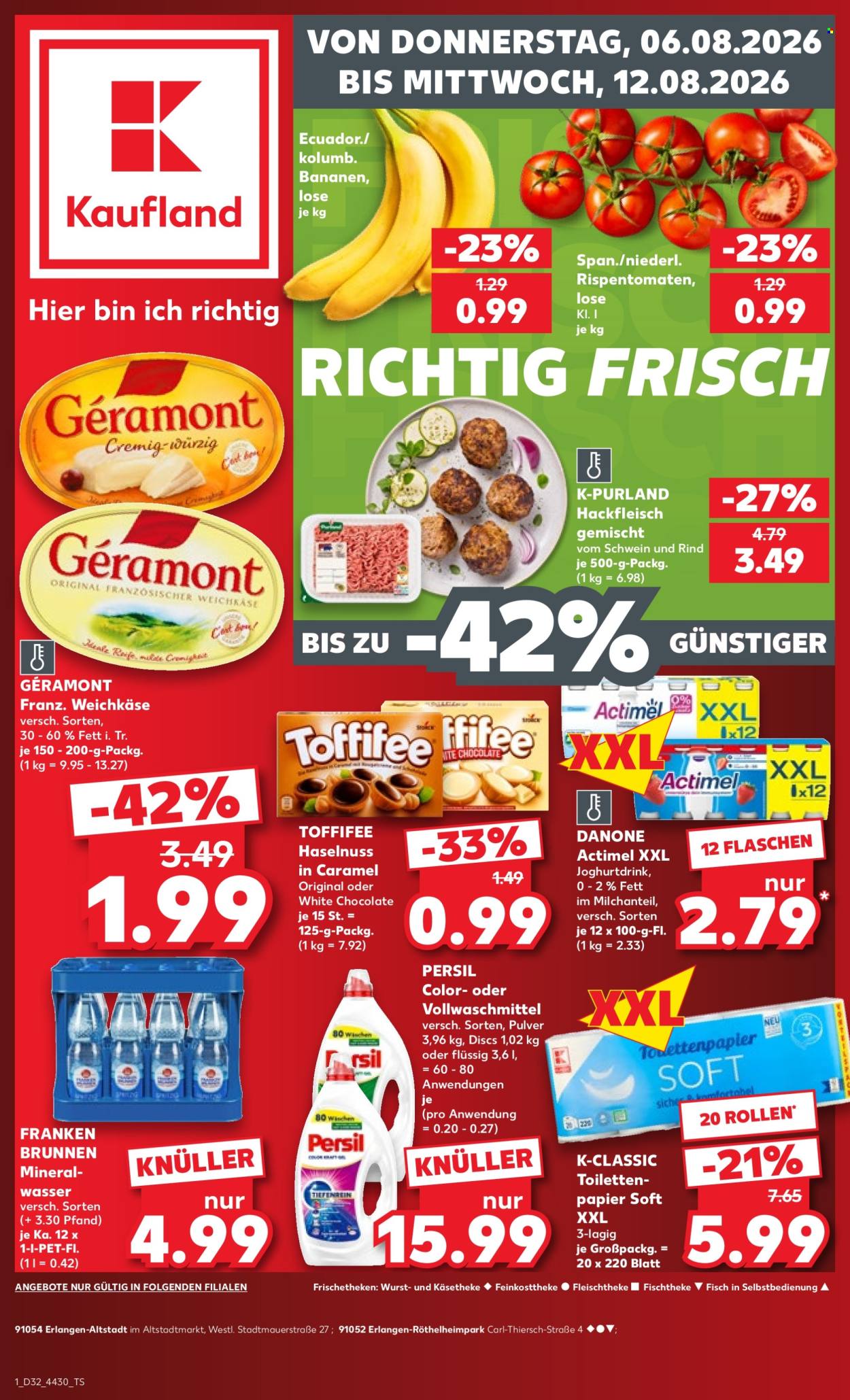 Kaufland Prospekte  - 6.08.2026 - 12.08.2026. Seite 1