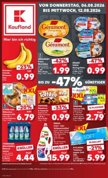 Prospekte Kaufland - 6.08.2026 - 12.08.2026.