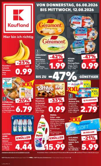 Prospekte Kaufland - 6.08.2026 - 12.08.2026.