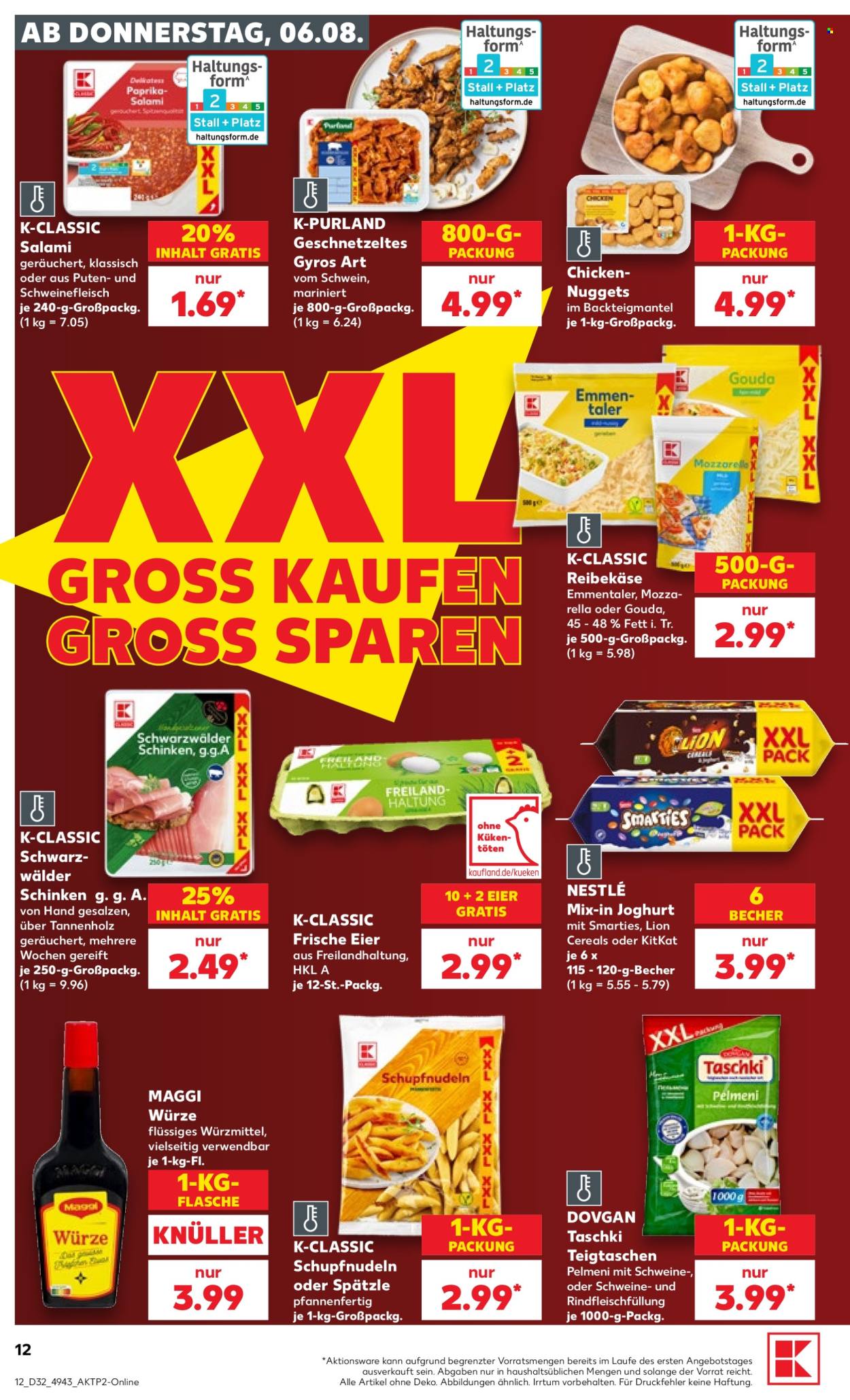 Kaufland Prospekte  - 6.08.2026 - 12.08.2026. Seite 12