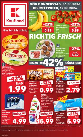 Prospekte Kaufland - 6.08.2026 - 12.08.2026.