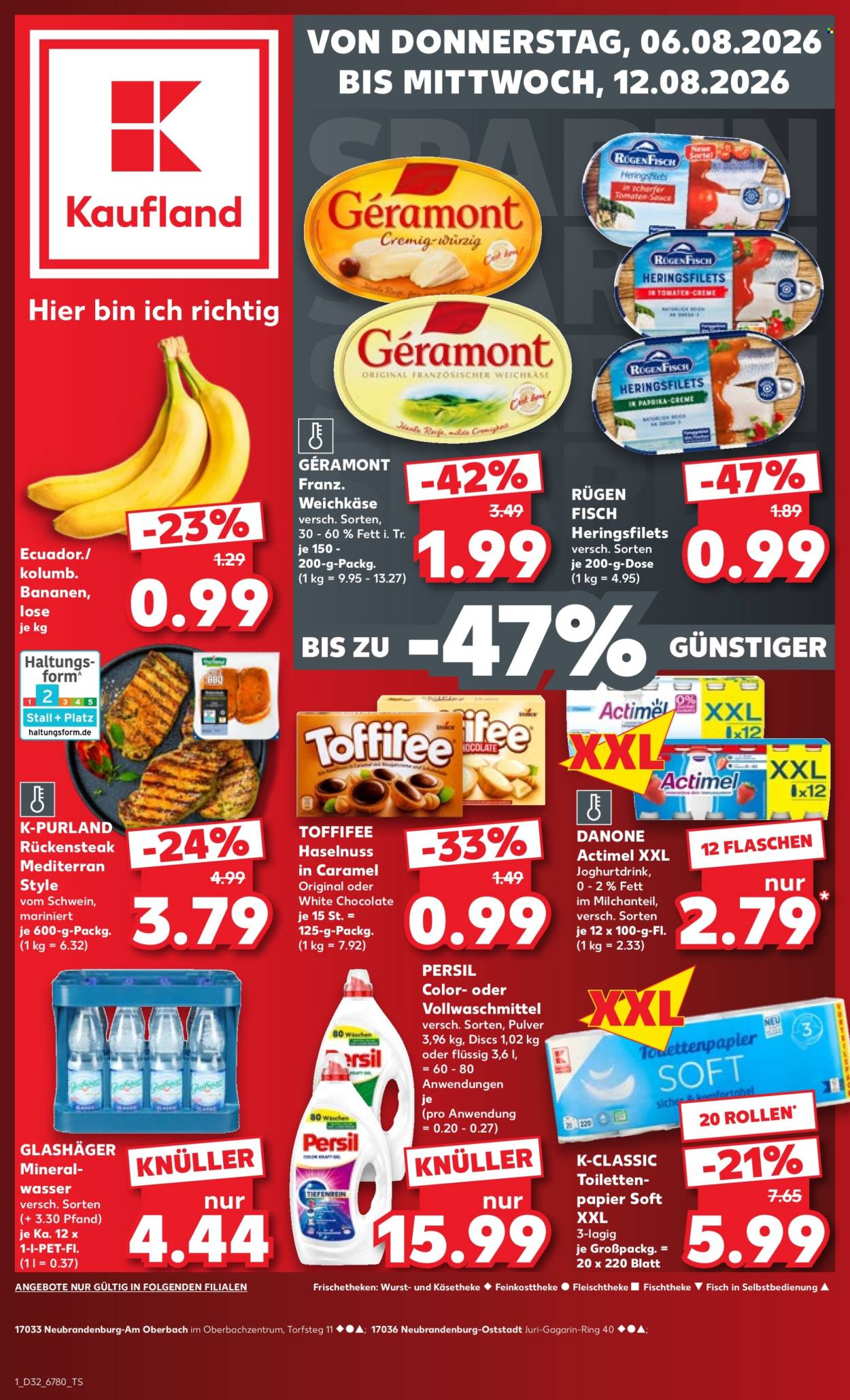 Kaufland Prospekte  - 6.08.2026 - 12.08.2026. Seite 1