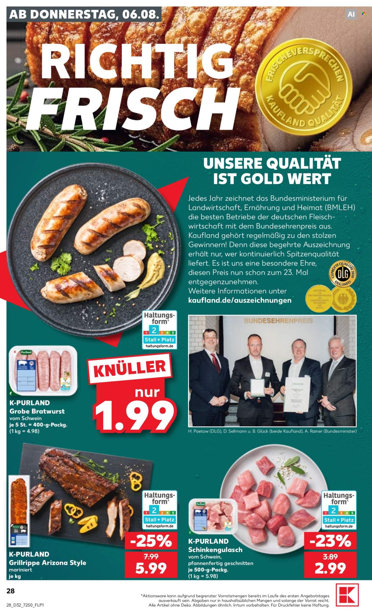 Kaufland Prospekte  - 6.08.2026 - 12.08.2026. Seite 28