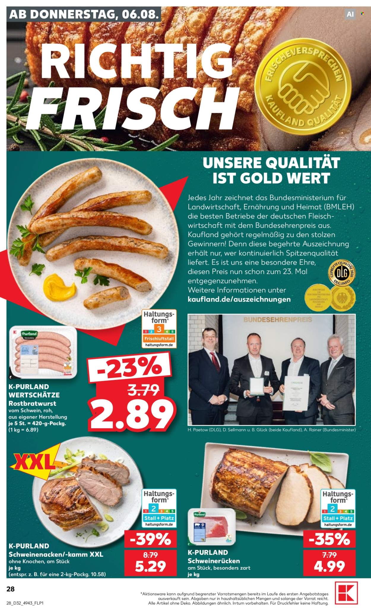 Kaufland Prospekte  - 6.08.2026 - 12.08.2026. Seite 28