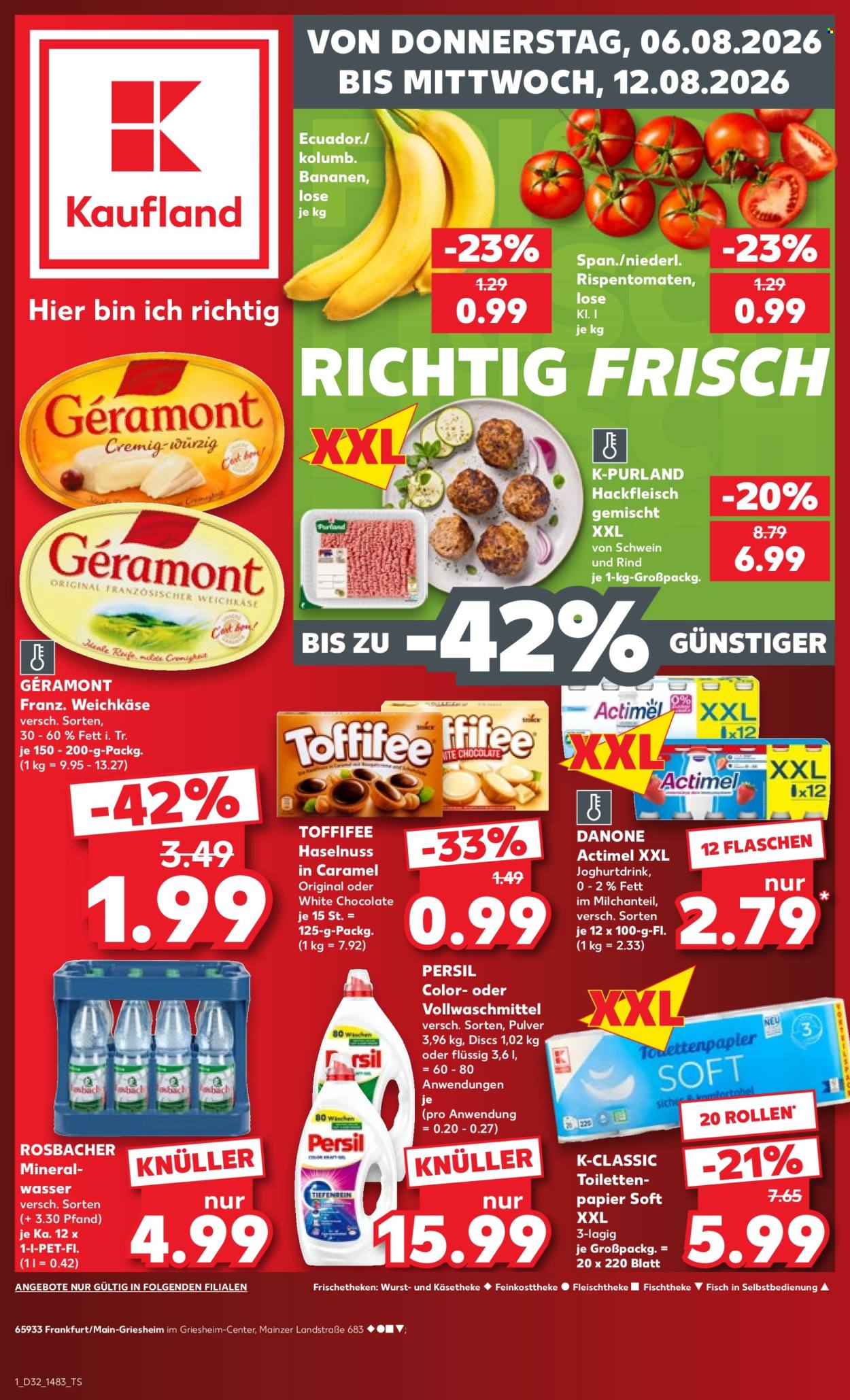 Kaufland Prospekte  - 6.08.2026 - 12.08.2026. Seite 1