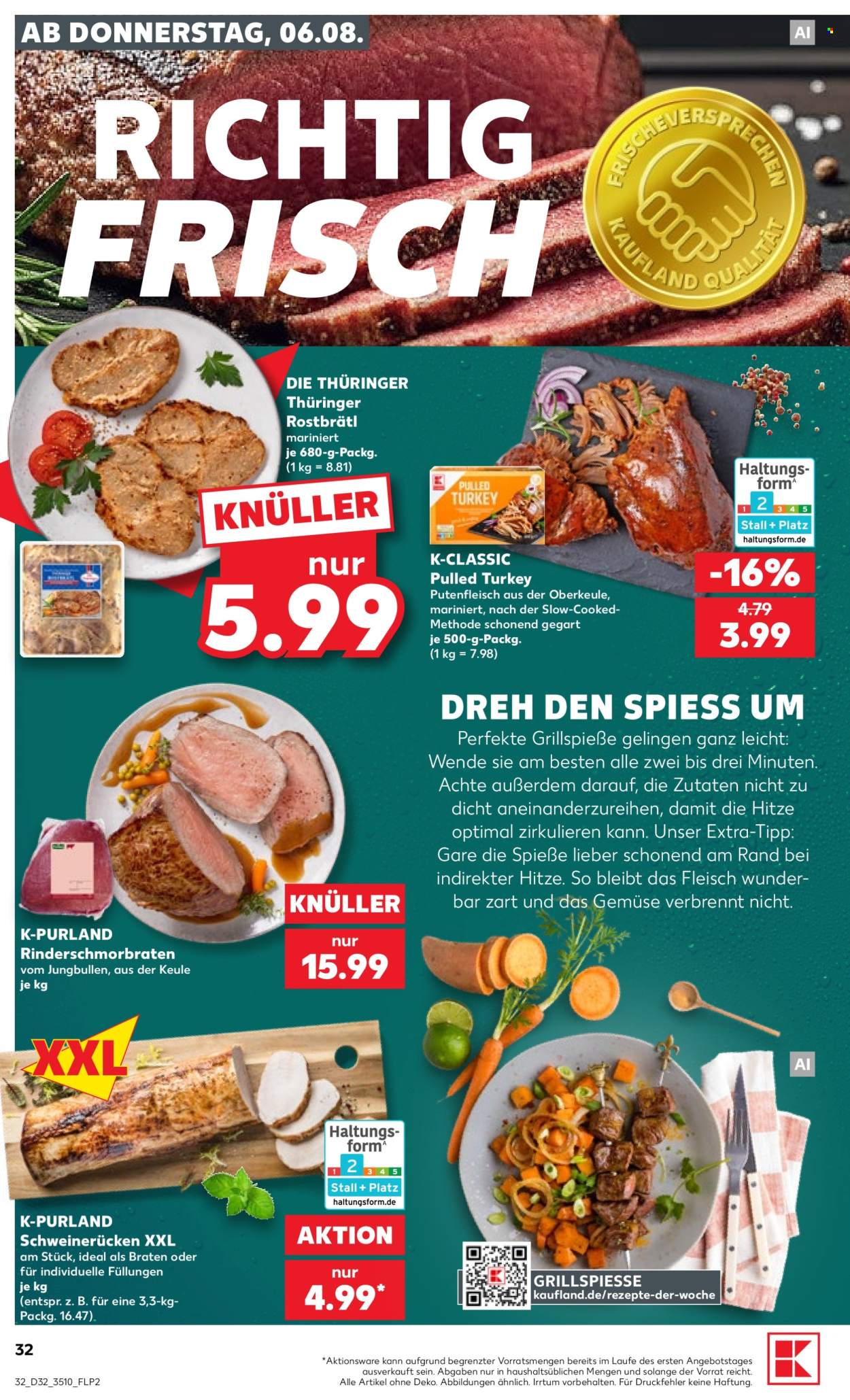 Kaufland Prospekte  - 6.08.2026 - 12.08.2026. Seite 32