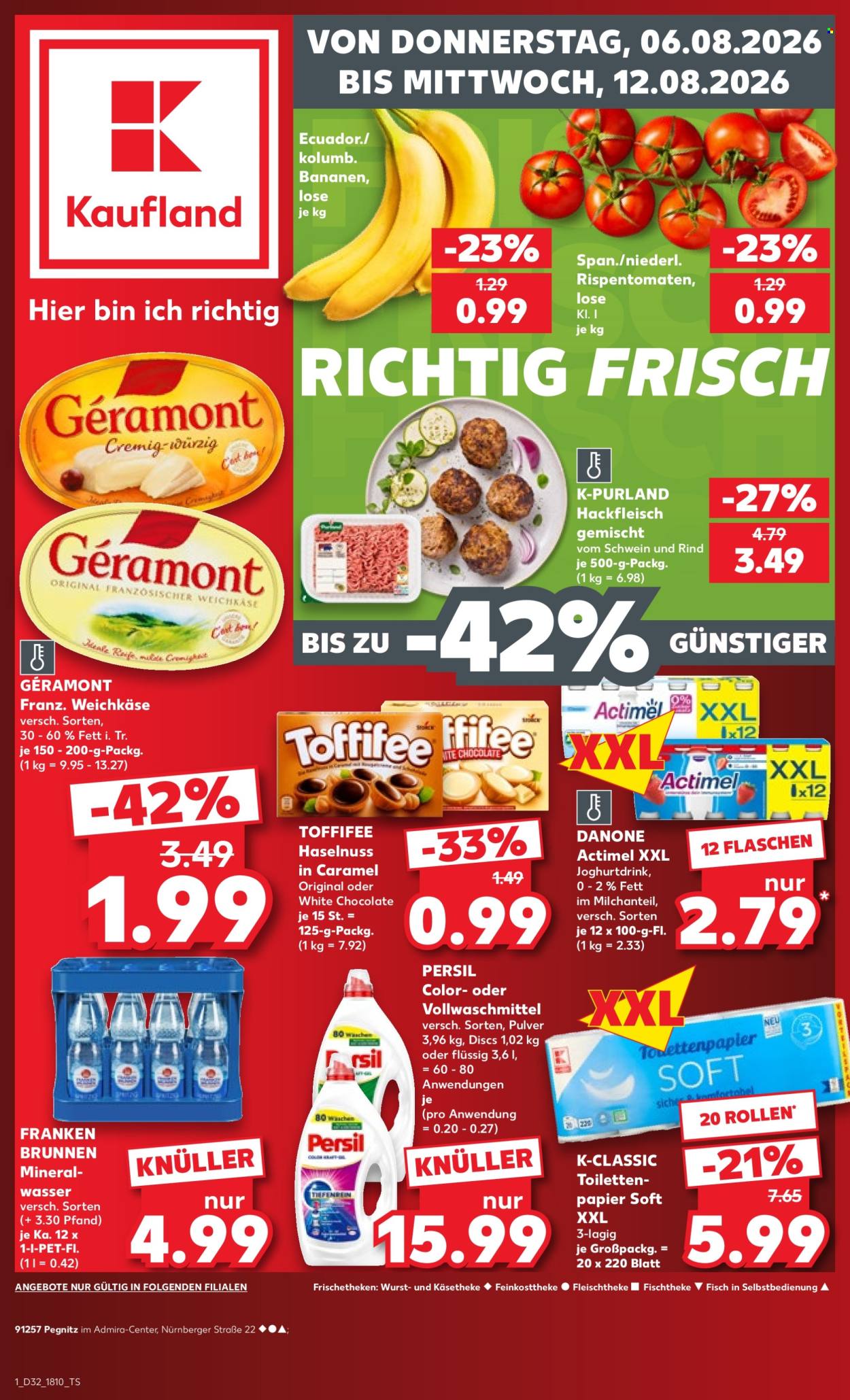 Kaufland Prospekte  - 6.08.2026 - 12.08.2026. Seite 1
