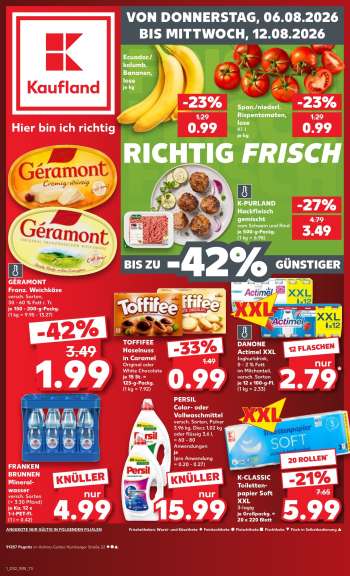 Prospekte Kaufland - 6.08.2026 - 12.08.2026.