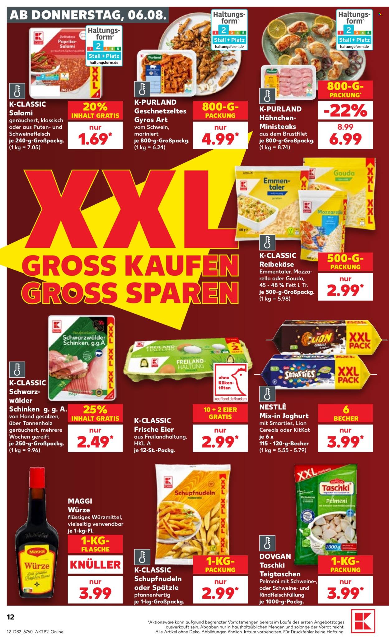 Kaufland Prospekte  - 6.08.2026 - 12.08.2026. Seite 12