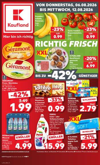 Prospekte Kaufland - 6.08.2026 - 12.08.2026.
