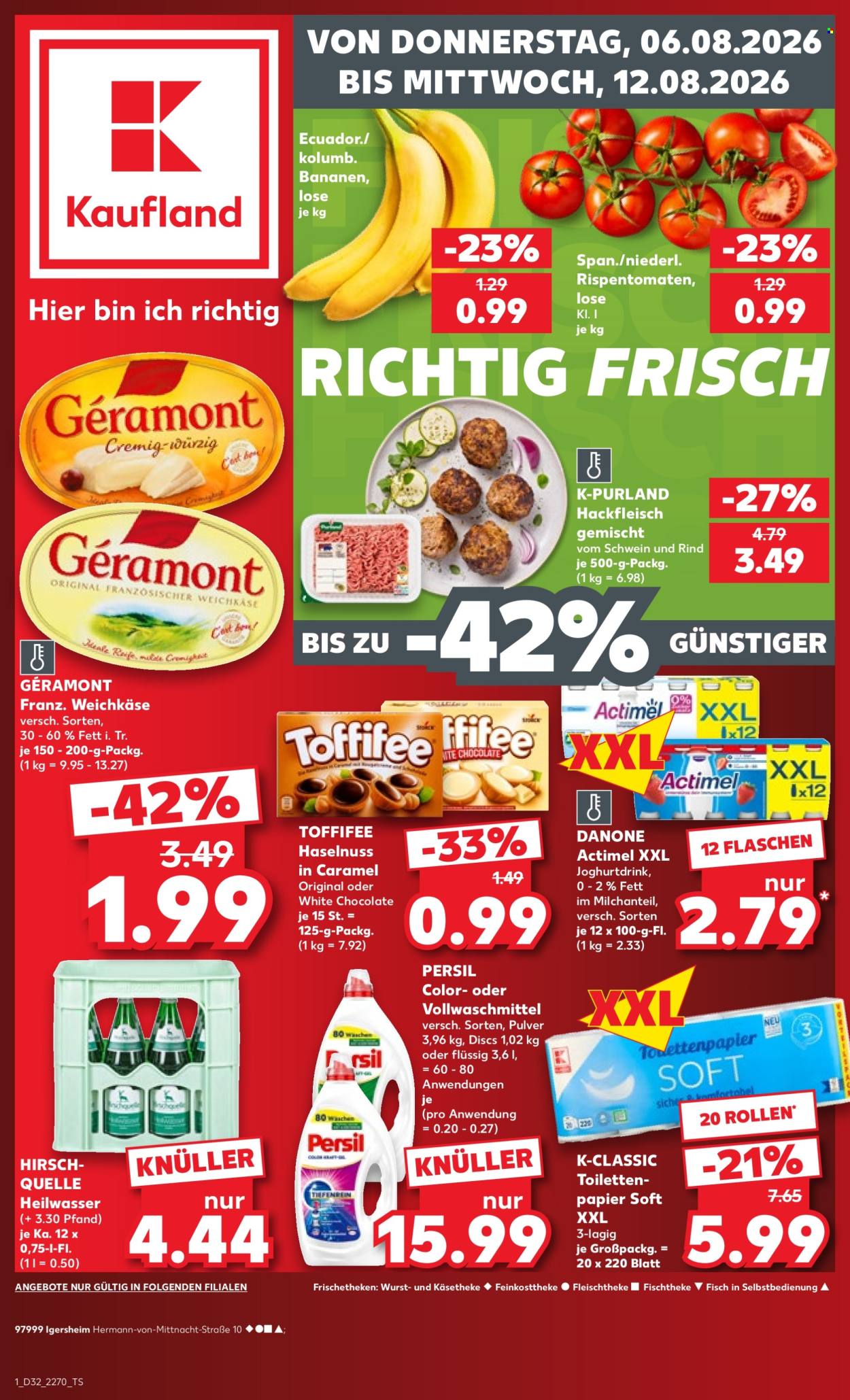 Kaufland Prospekte  - 6.08.2026 - 12.08.2026. Seite 1