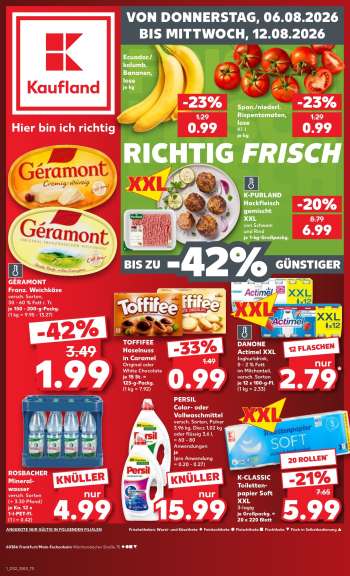 Prospekte Kaufland - 6.08.2026 - 12.08.2026.