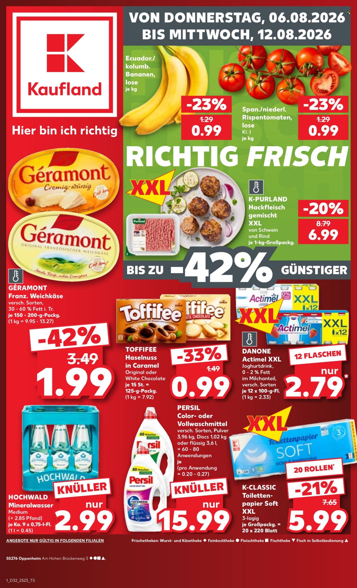 Kaufland Prospekte  - 6.08.2026 - 12.08.2026. Seite 1