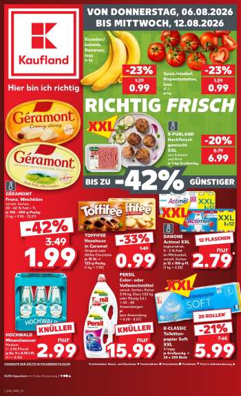 Prospekte Kaufland - 6.08.2026 - 12.08.2026.