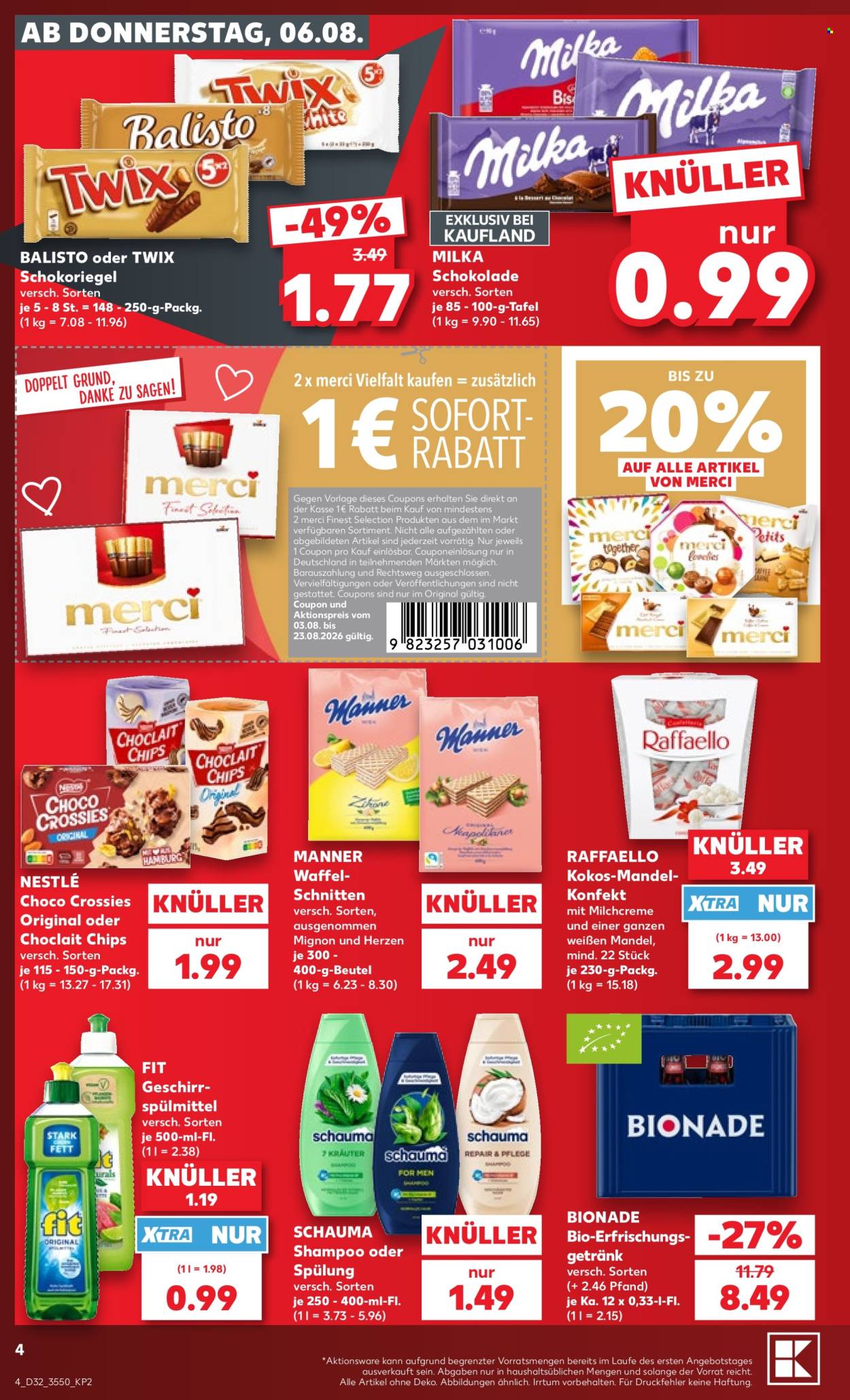 Kaufland Prospekte  - 6.08.2026 - 12.08.2026. Seite 4