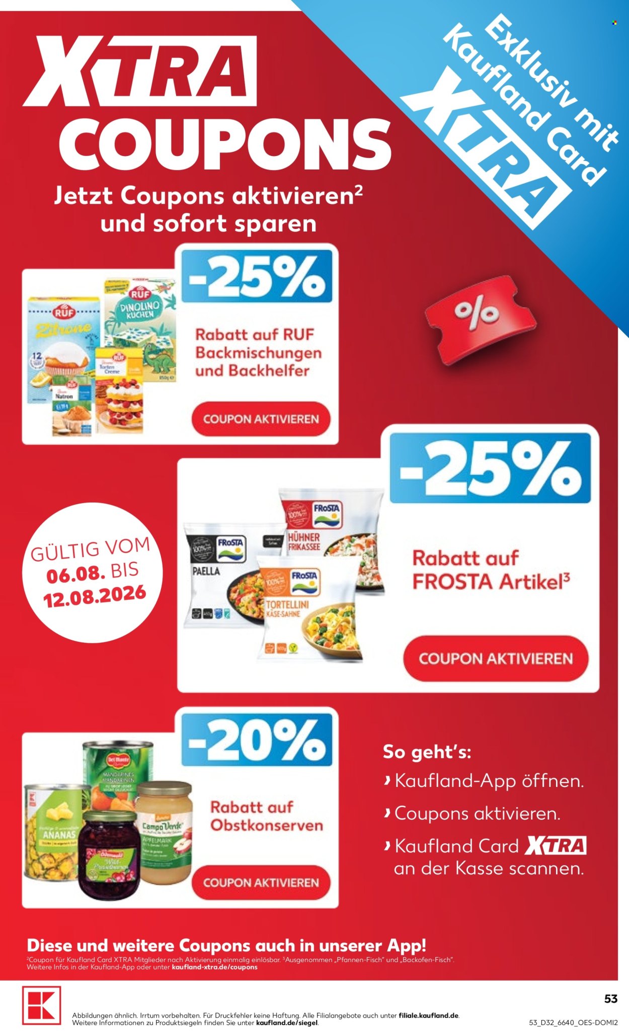Kaufland Prospekte  - 6.08.2026 - 12.08.2026. Seite 53