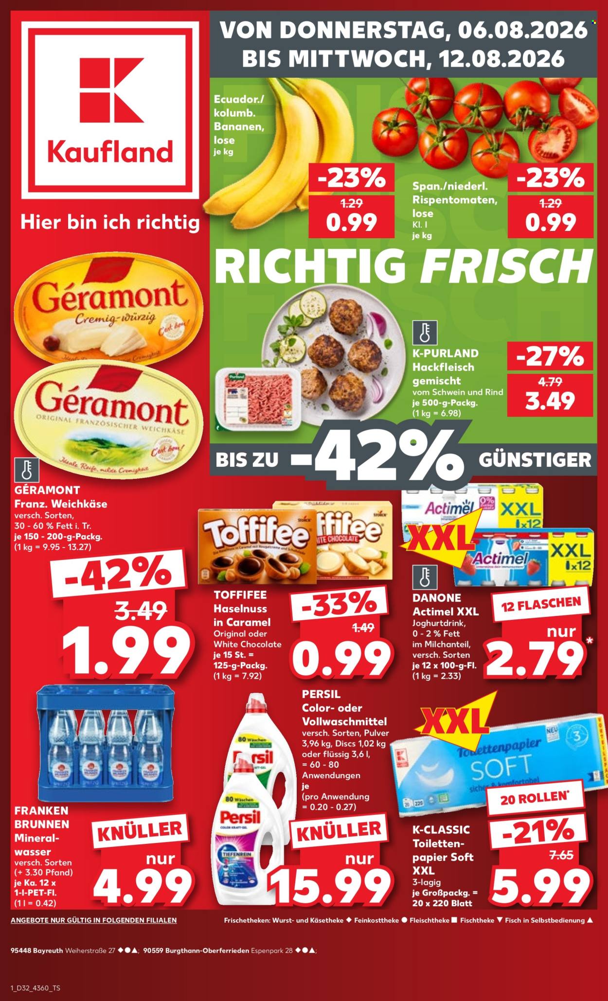 Kaufland Prospekte  - 6.08.2026 - 12.08.2026. Seite 1