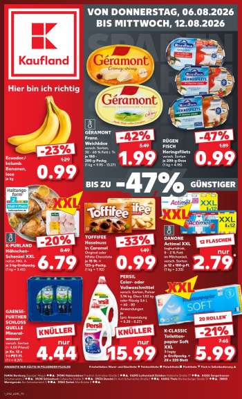 Prospekte Kaufland - 6.08.2026 - 12.08.2026.