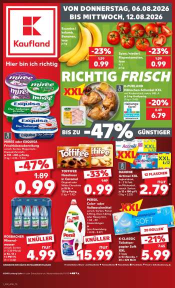 Prospekte Kaufland - 6.08.2026 - 12.08.2026.