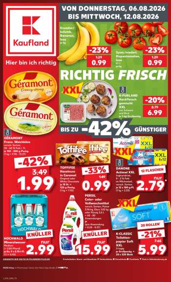 Prospekte Kaufland - 6.08.2026 - 12.08.2026.