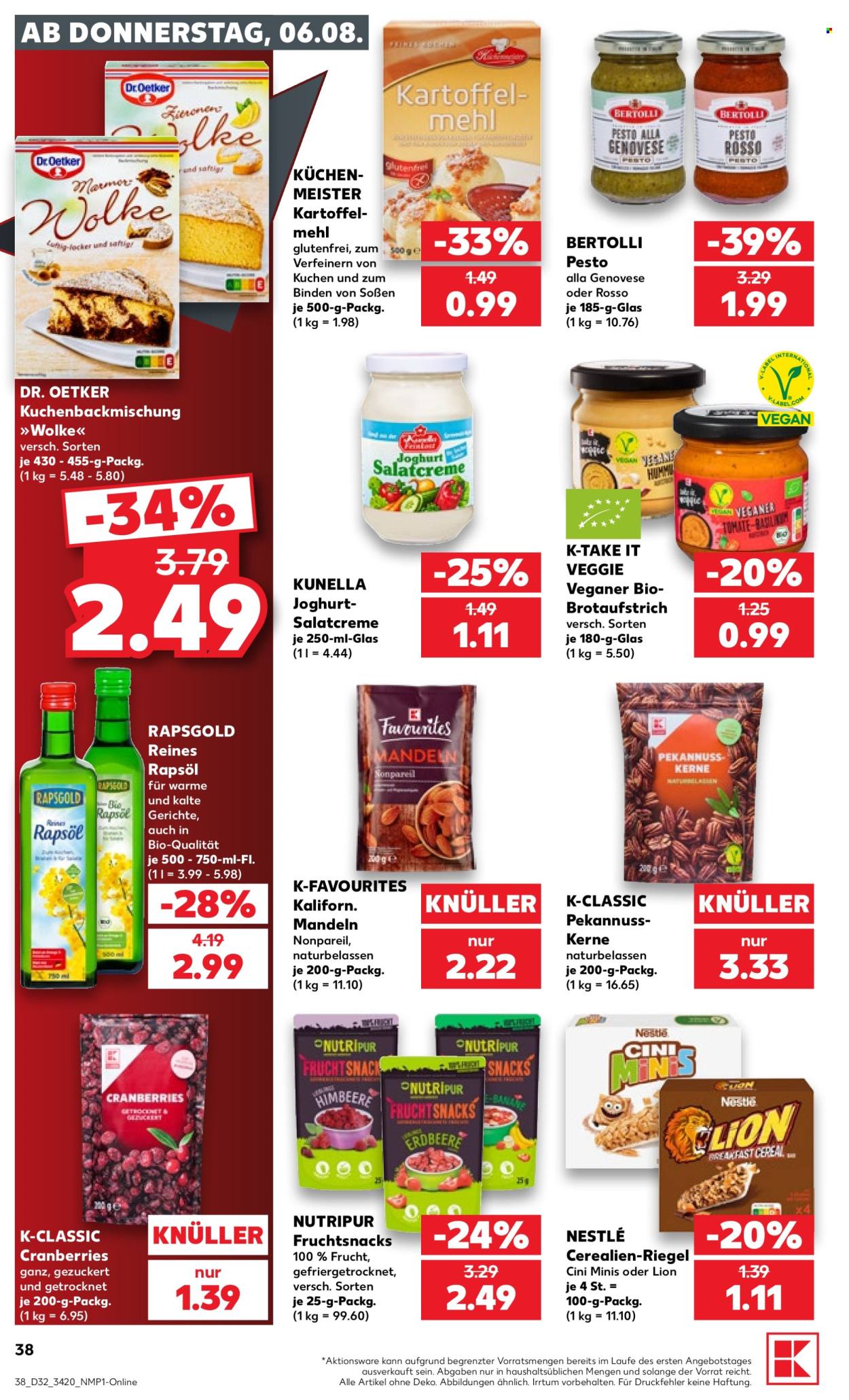 Kaufland Prospekte  - 6.08.2026 - 12.08.2026. Seite 38