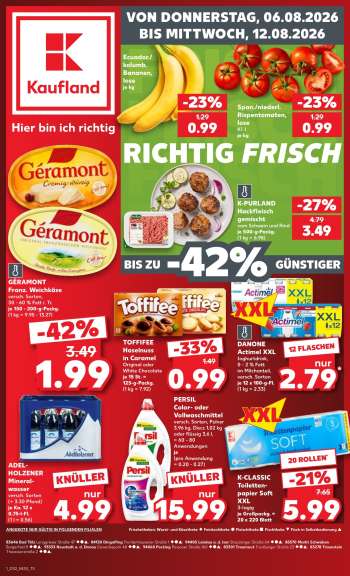 Prospekte Kaufland - 6.08.2026 - 12.08.2026.