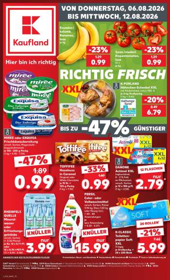 Prospekte Kaufland - 6.08.2026 - 12.08.2026.